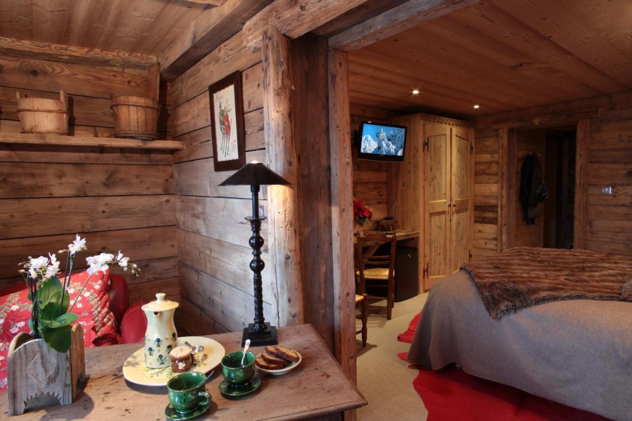Les Chalets-Hotel De La Croix-Fry Manigod Zimmer foto